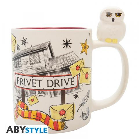 Hedwig & Privet Drive 3D Handle 460 ml Mug