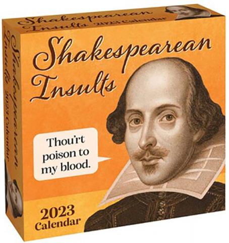 Shakespearean Insults 2023 Day-to-Day Calendar