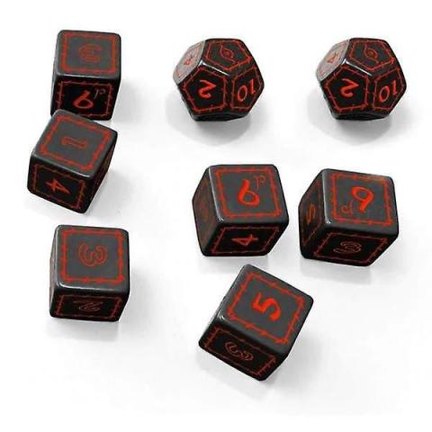 The One Ring RPG: Deluxe Dice Set (Black)