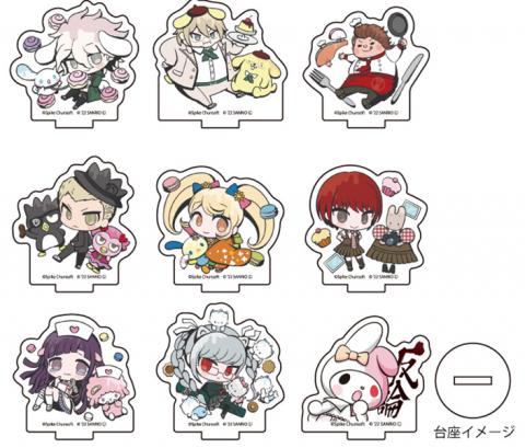 Danganronpa x Sanrio Characters Original Illustration Acrylic Petit Stand 04