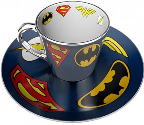 DC Logos Mirror Mug & Plate Set
