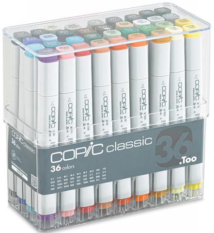 Copic Basic Set 36 Colors V2