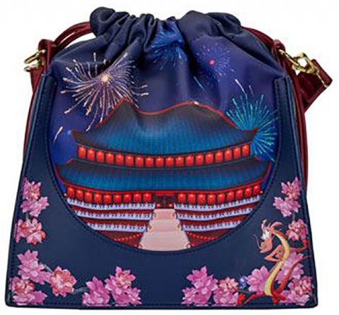 Disney by Loungefly Crossbody Bag Mulan Castle Cinch Sack