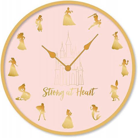Disney Princesss Strong at Heart Wall Clock