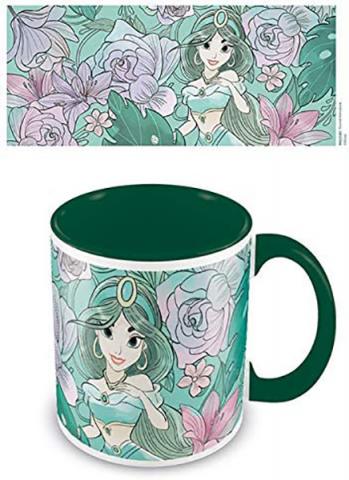 Aladdin Floral Jasmine Green Coloured Inner Mug
