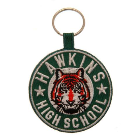 Hawkins High School Woven Keychain