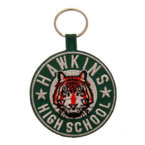 Hawkins High School Woven Keychain