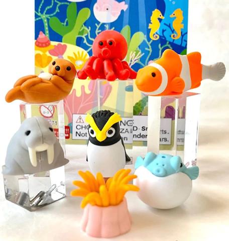Sea Friends Eraser Set