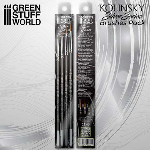 Brush Set (Silver Series Kolinsky)