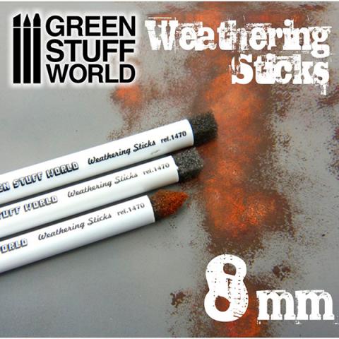 Weathering Brushes (8mm Set) Weathering Brushes (8mm Set)