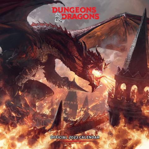 Dungeons & Dragons 2023 Wall Calendar