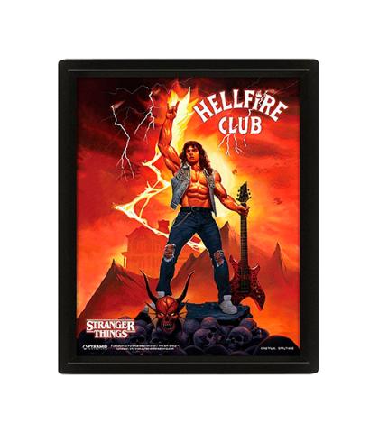 Season 4 Hellfire Tribute  Framed 3D Lenticular Poster