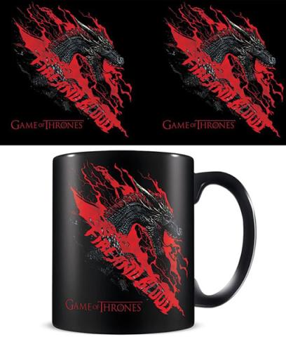 Fire and Blood Drogon Black Pod Mug