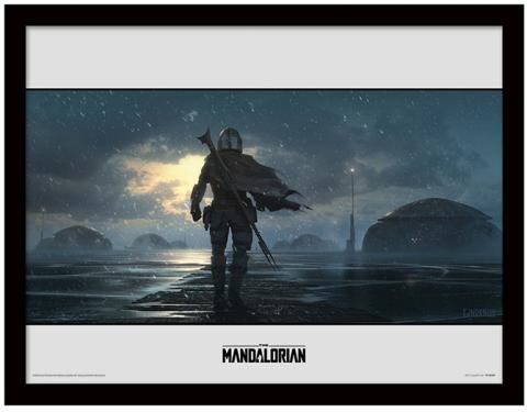 The Mandaloria Storm Framed Print 30  x 40 cm