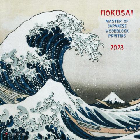 Hokusai Woodblock Painting 2023 Wall Calendar