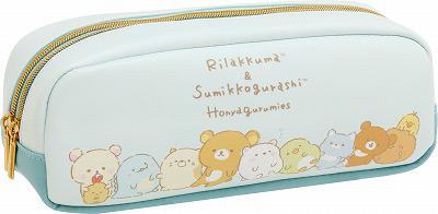 Rilakkuma & Sumikkogurashi Pen Case: Honyagurumies