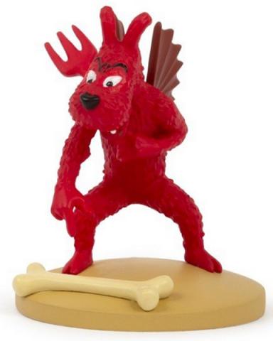 Figur 12 cm resin Milou djävul