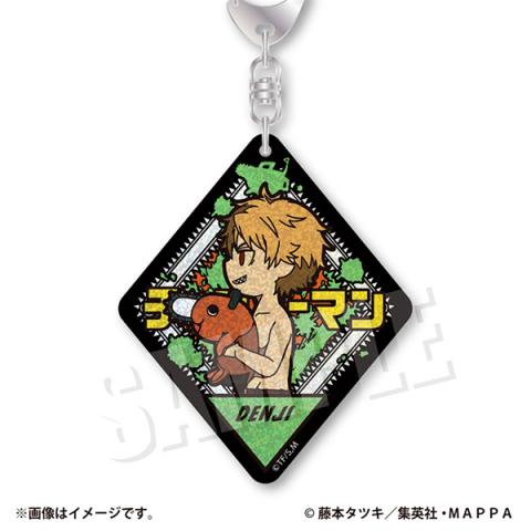 VETCOLO Glitter Acrylic Key Chain 01 Denji