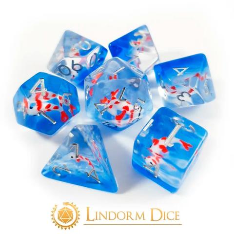 Yusun Koi Dice set of 7 Dice