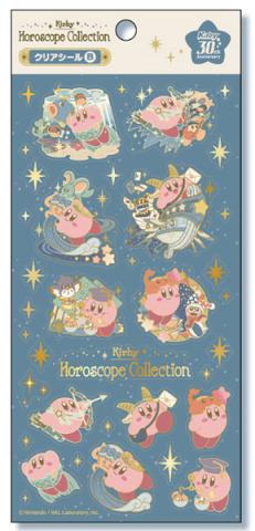 Kirby's Dream Land Horoscope Collection Clear Stickers B