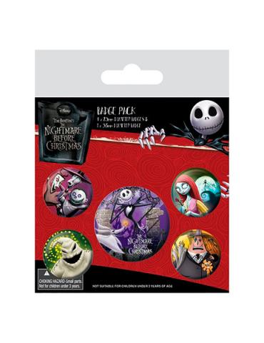 Characters  Pin Badges 5-Pack