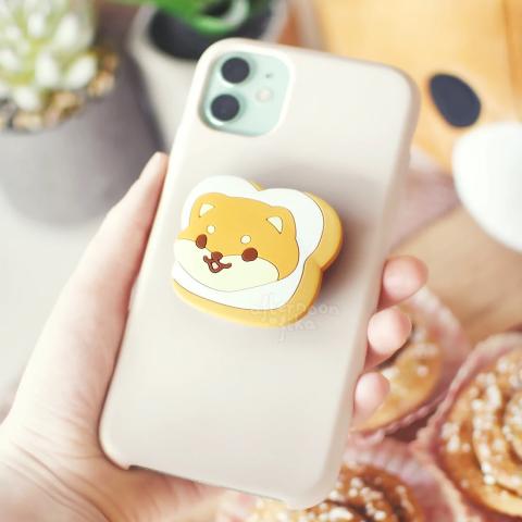 Phone Grip: Bread Shiba