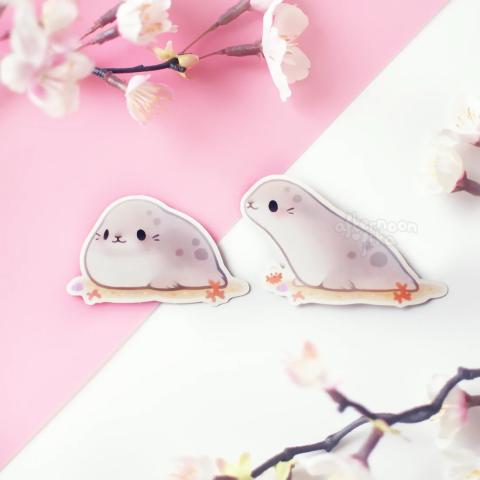 Sticker Set: Squishy Seals