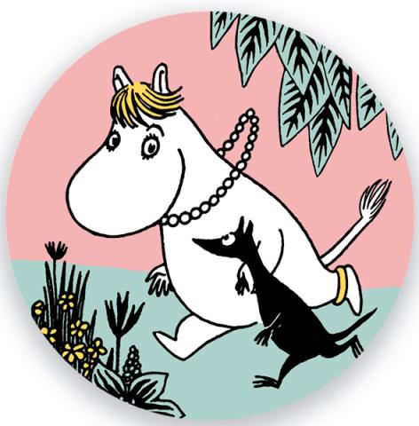 Moomin Magnet - Snorkfröken och vän
