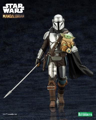 ARTFX Statue 1/10 Mandalorian & Grogu with Beskar Staff
