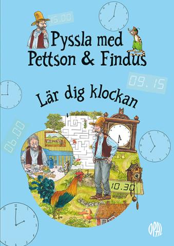 Pyssla med Pettson & Findus: Lär dig klockan Pyssla med Pettson & Findus: Lär dig klockan