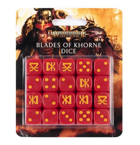 Blades of Khorne Dice Set Blades of Khorne Dice Set