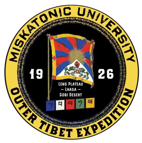 Miskatonic University Outer Tibet Expedition sticker