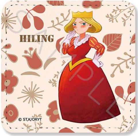 Leather Badge (Square) C Hiling