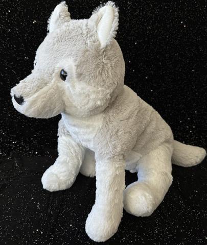 Kuttari Okami Basic Plush: Light Gray Big