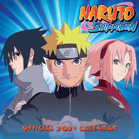 Naruto Shippuden 2024 Wall Calendar