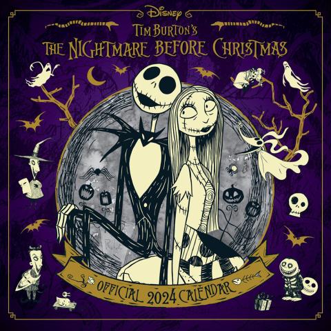 The Nightmare Before Christmas 2024 Wall Calendar