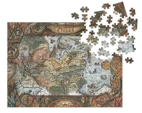 Jigsaw Puzzle World of Thedas Map (1000 pieces)