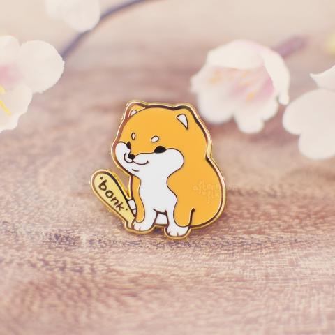 Enamel Pin: Bonk! Shiba Inu