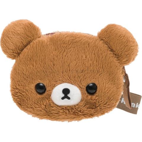 Plush Coin Purse Chairoikoguma: Classic Rilakkuma