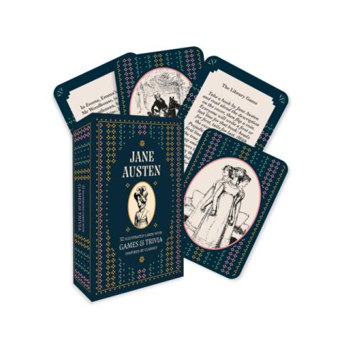 Jane Austen - A Card and Trivia Game: 52 illustrated cards