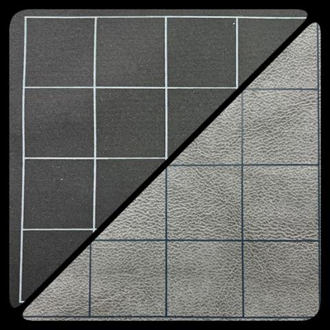 Battlemat 1 inch Square Black/Grey (Double-sided)
