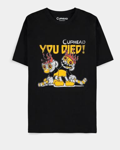 Cuphead - Men's Short Sleeved T-shirt (Large) Cuphead - Men's Short Sleeved T-shirt (Large)
