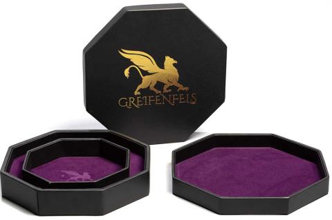 Greifenfels Octagon Dice Tray Purple (Purple)