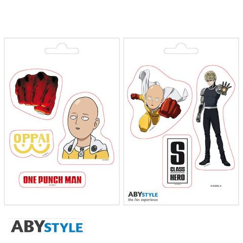 Stickers 2 sheets - Saitama and Icons