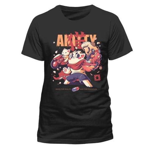 Akitty Unisex T-shirt (X-Large)