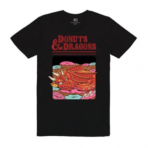 Donuts and Dragons Unisex T-shirt (Medium)