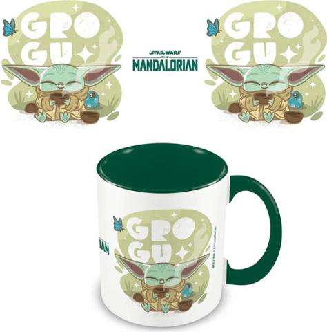 The Mandalorian Grogu Cuteness Green Inner Mug