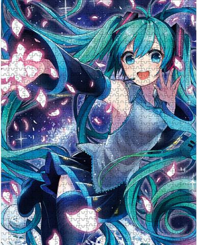 Hatsune Miku Petals Jigsaw puzzle 1000 pcs (Pussel)