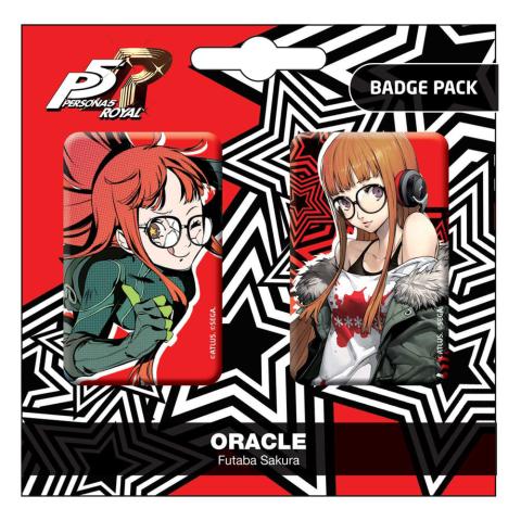 Royal Pin Badges 2-Pack Oracle / Futaba Sakura