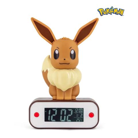 Eevee Alarm Clock with Light 18 cm Eevee Alarm Clock with Light 18 cm